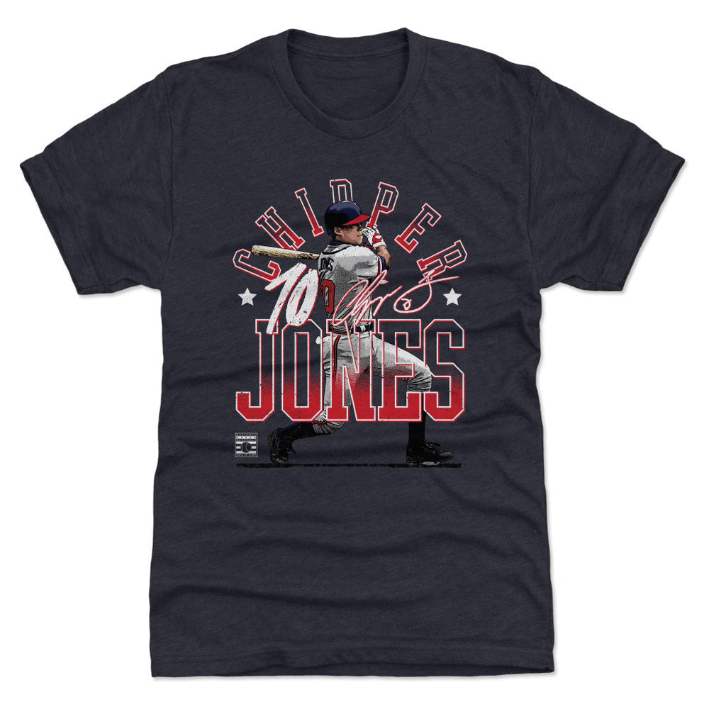 Chipper Jones Atlanta Arch WHT