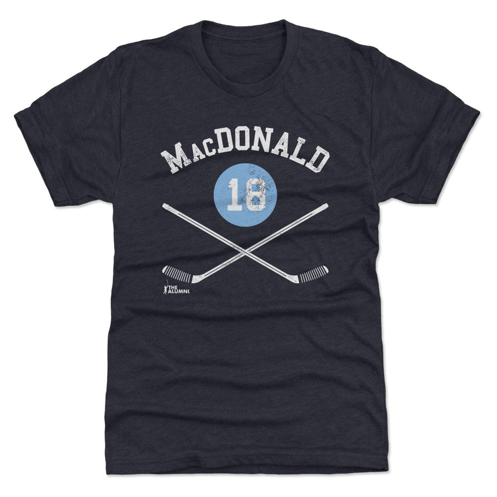 Lowell MacDonald Pittsburgh 18 Sticks WHT