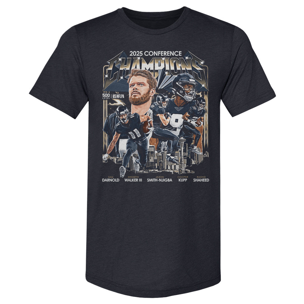 Seattle Football 2025 Conference Champions Vintage WHT (ONLINE ORDER ONLY)