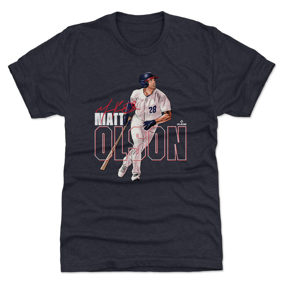 Matt Olson Atlanta Stance WHT