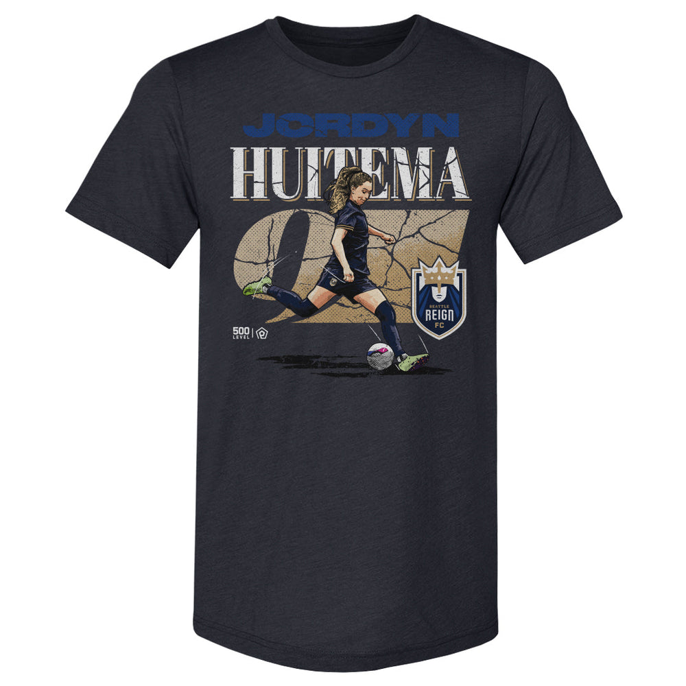 Jordyn Huitema Seattle Reign FC Cracked Number WHT (ONLINE ONLY)
