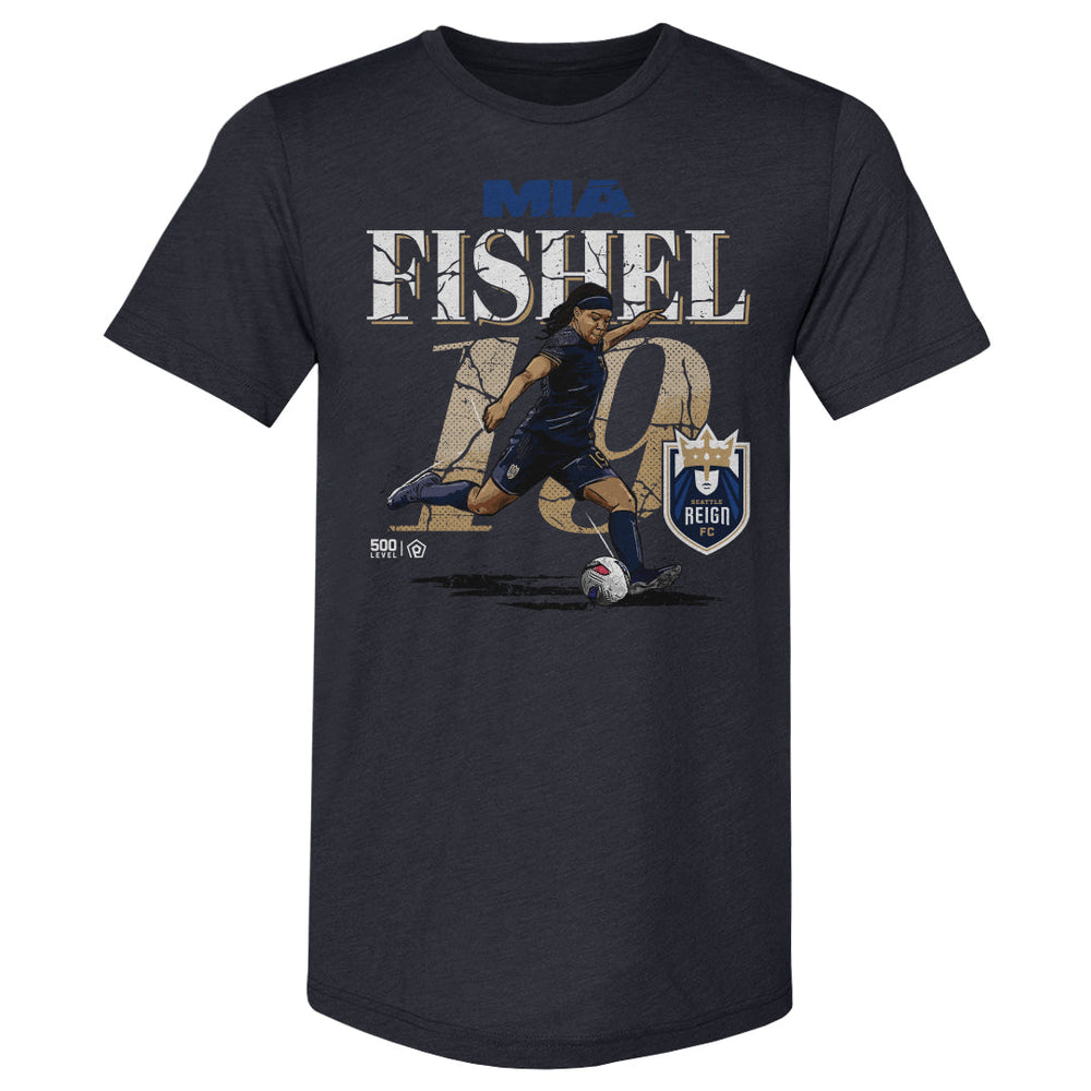 Mia Fishel Seattle Reign Cracked Number WHT