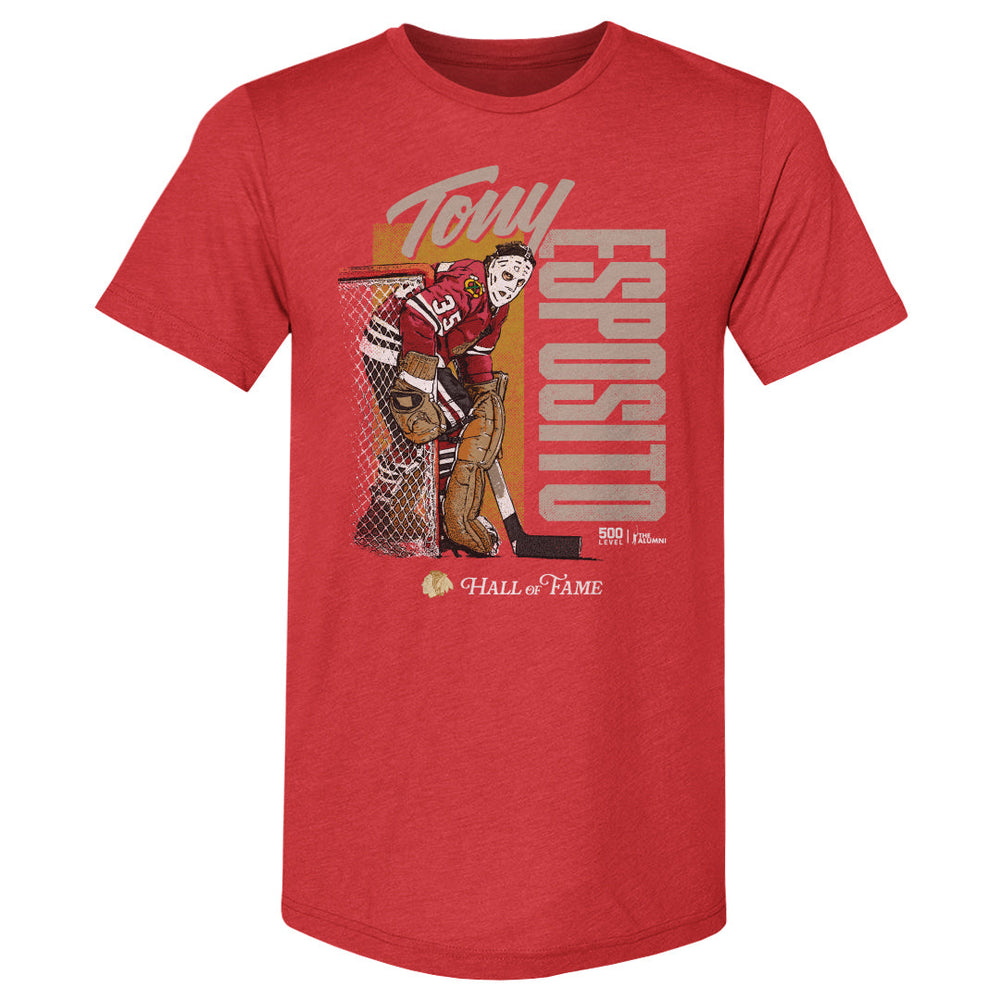Tony Esposito Chicago Blackhawks H.O.F. Highlight WHT (ONLINE ORDER ONLY)