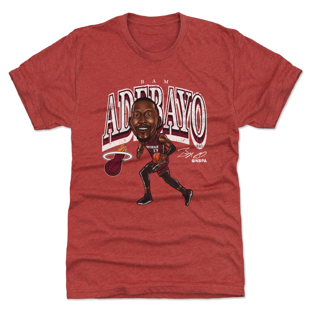 Bam Adebayo Miami Heat Cartoon WHT (ONLINE ORDER ONLY)