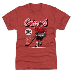Eddie Olczyk Chicago Retro Script WHT (ONLINE ORDER ONLY)
