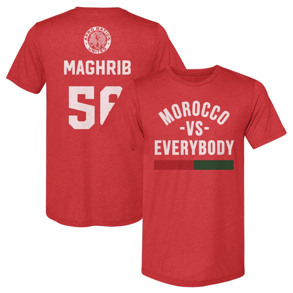 Morocco Vs. Everybody Afro Nation F&B WHT