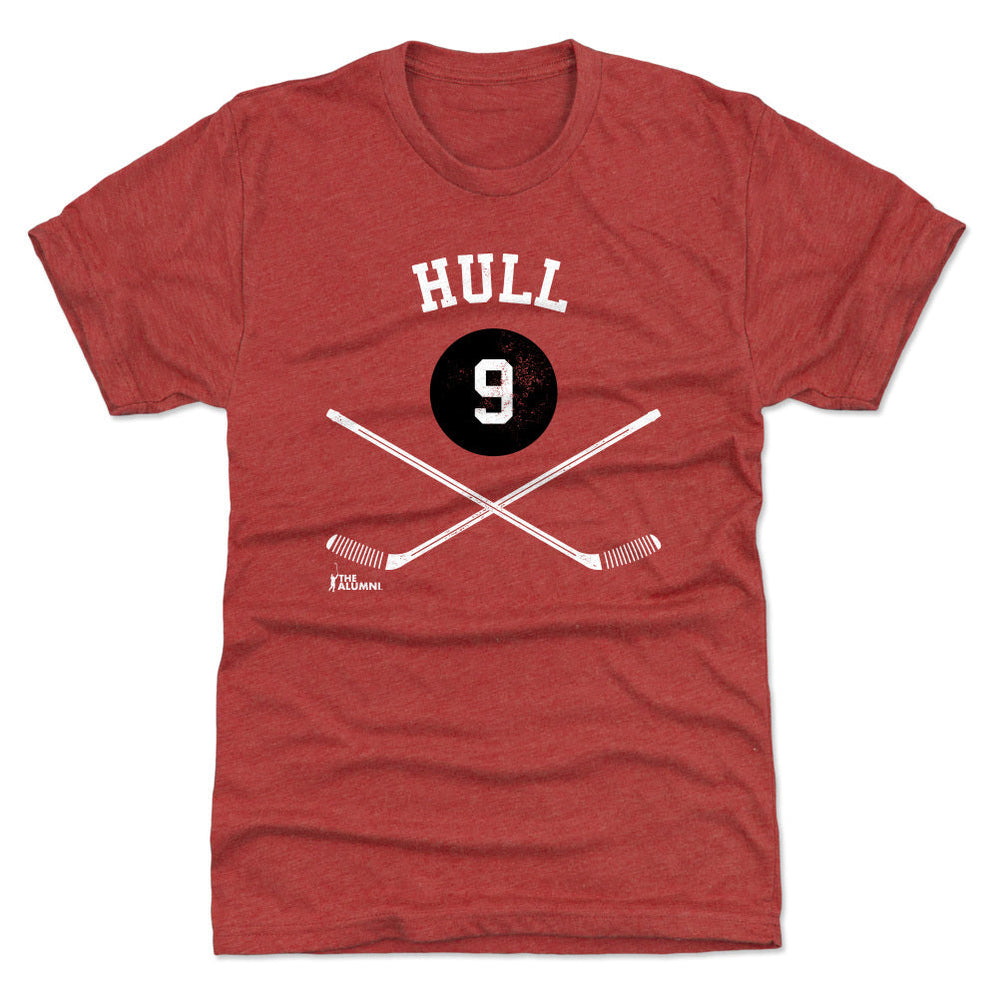 Bobby Hull Chicago 9 Sticks WHT (ONLINE ORDER ONLY)