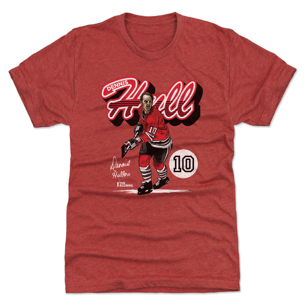 Dennis Hull Chicago Retro Script WHT (ONLINE ORDER ONLY)