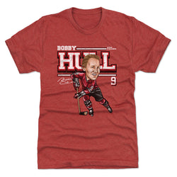 Bobby Hull Chicago Cartoon WHT (ONLINE ORDER ONLY)