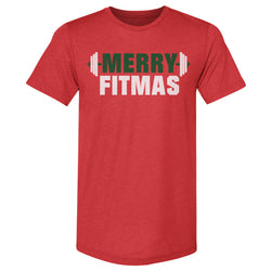 Christmas Merry Fitmas WHT (ONLINE ORDER ONLY)