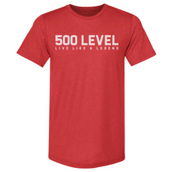 500 LEVEL Wordmark WHT
