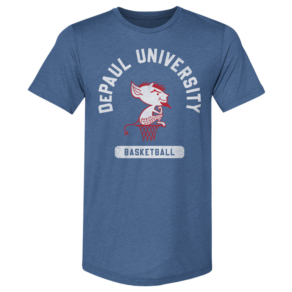 DePaul Blue Demons Mascot Basketball WHT (ONLINE ORDER ONLY)