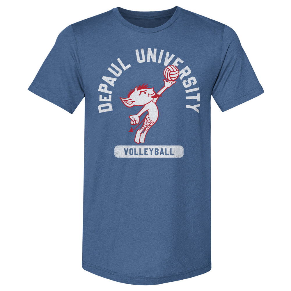 DePaul Blue Demons Billy Volleyball WHT