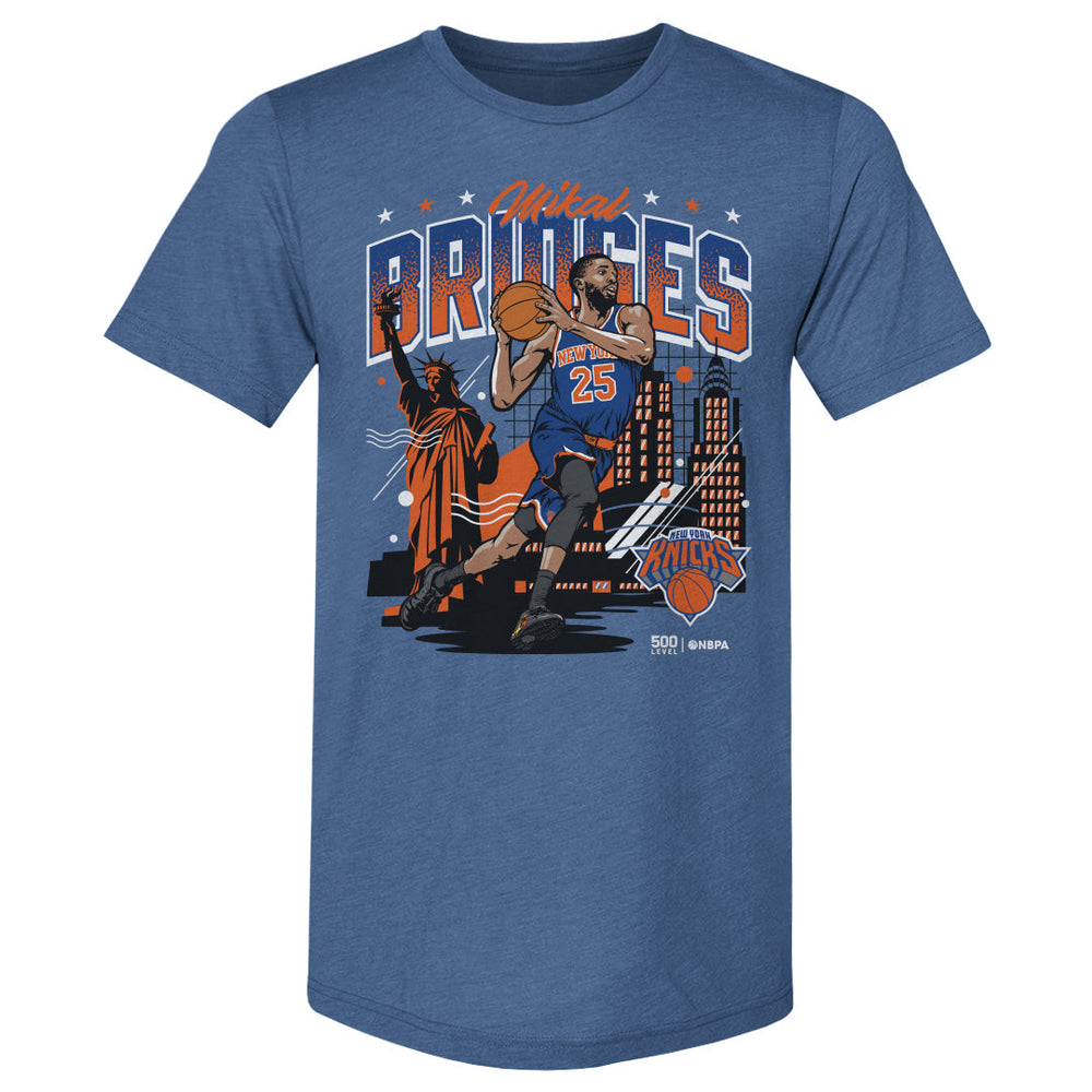 Mikal Bridges New York Knicks Skyline WHT (ONLINE ORDER ONLY)