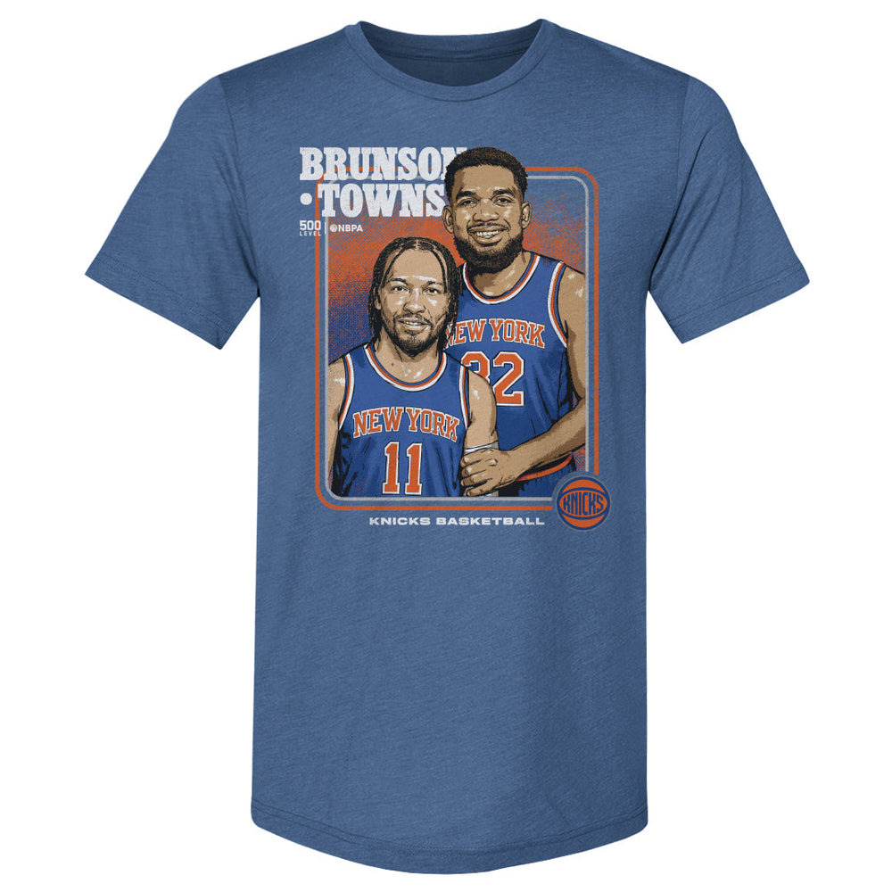Jalen Brunson & Karl-Anthony Towns New York Knicks Step Brothers WHT (ONLINE ORDER ONLY)