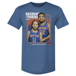 Jalen Brunson & Karl-Anthony Towns New York Knicks Step Brothers WHT (ONLINE ORDER ONLY)