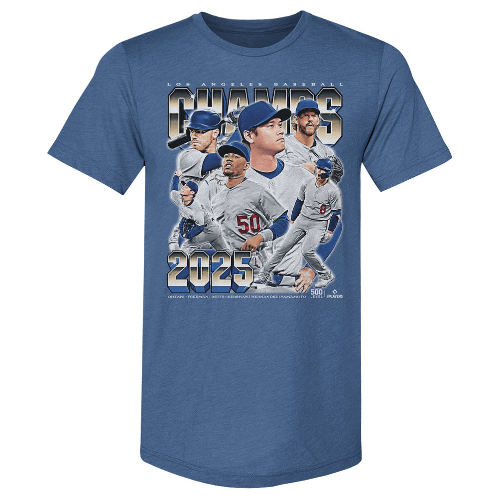 Los Angeles D Baseball 2025 Champs Vintage WHT (ONLINE ORDER ONLY)