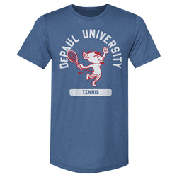 DePaul Blue Demons Mascot Tennis WHT