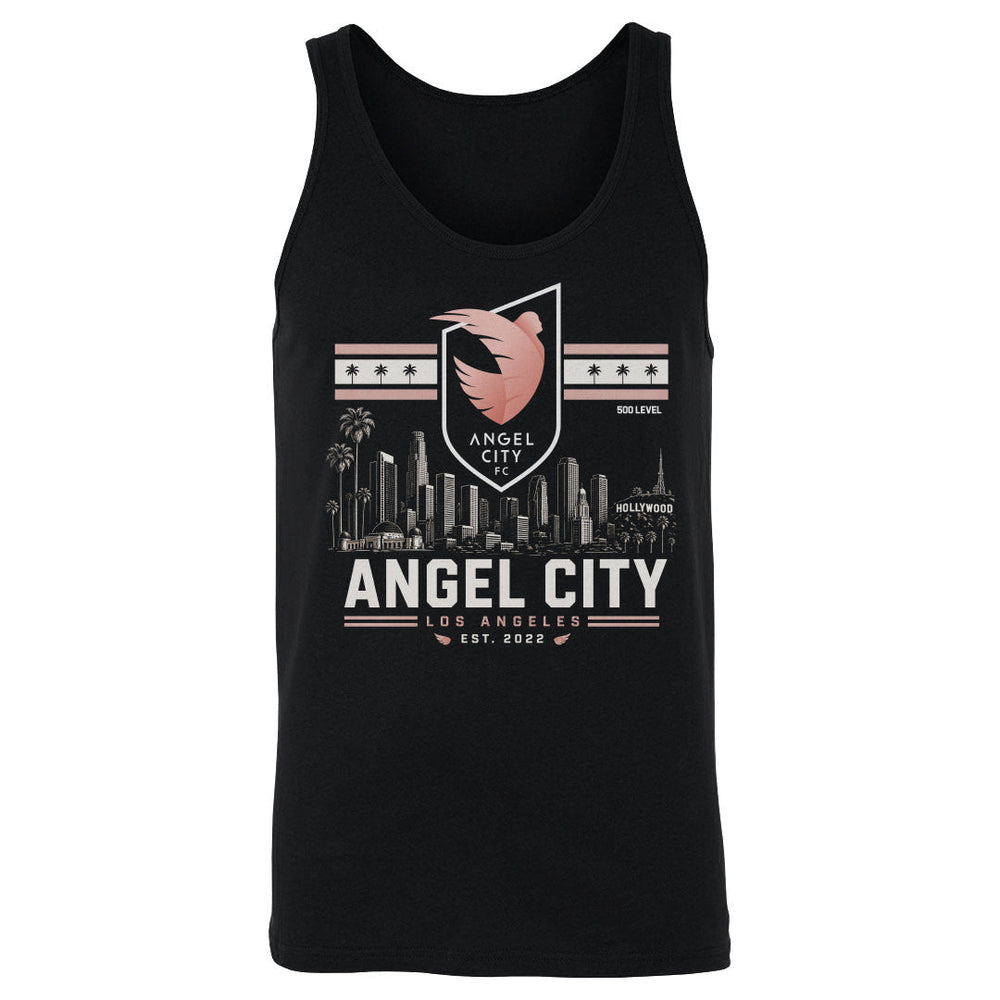 Angel City FC Skyline Logo WHT