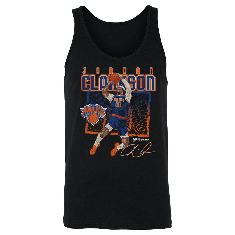 Jordan Clarkson New York Knicks Shattered WHT (ONLINE ORDER ONLY)
