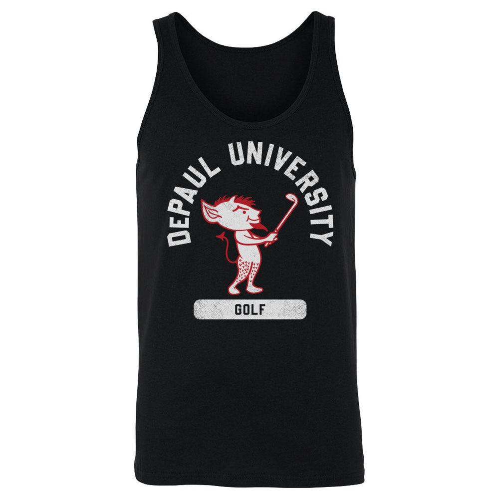DePaul Blue Demons Mascot Golf WHT