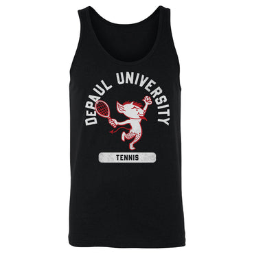 DePaul Blue Demons Mascot Tennis WHT