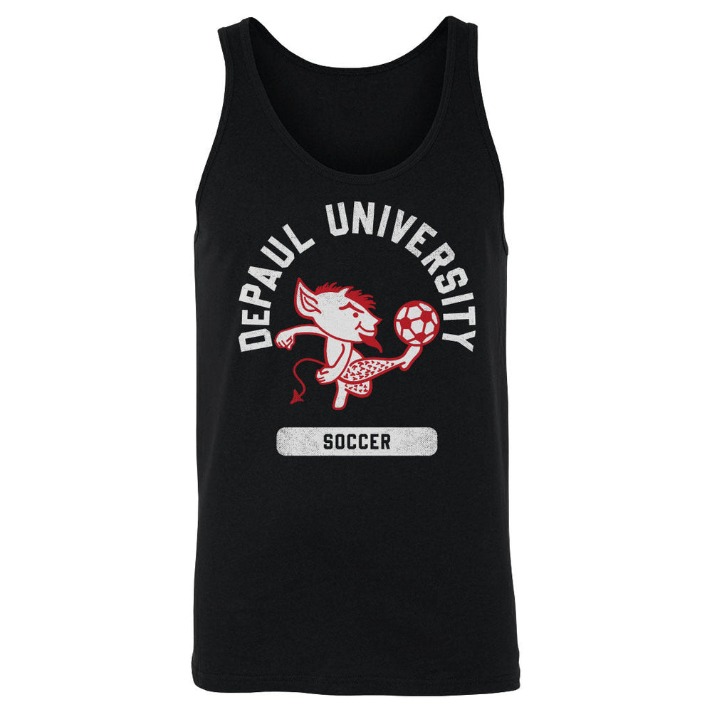 DePaul Blue Demons Mascot Soccer WHT