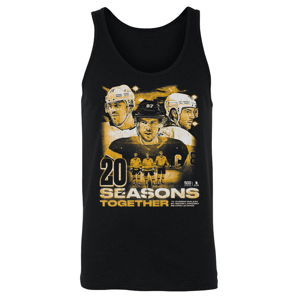 Sidney Crosby Kris Letang & Evgeni Malkin Pittsburgh 20 Seasons WHT (ONLINE ORDER ONLY)