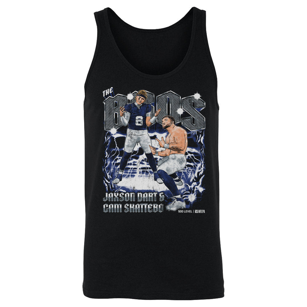 Jaxson Dart & Cam Skattebo New York G The Bros WHT (ONLINE ORDER ONLY)