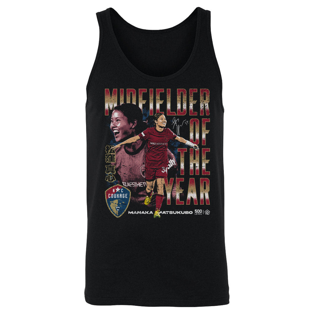 Manaka Matsukubo North Carolina Courage 2025 Midfielder Of The Year WHT (ONLINE ORDER ONLY)
