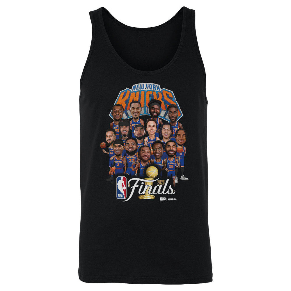 New York Knicks NBA Finals 2026 Caricature WHT (ONLINE ORDER ONLY)