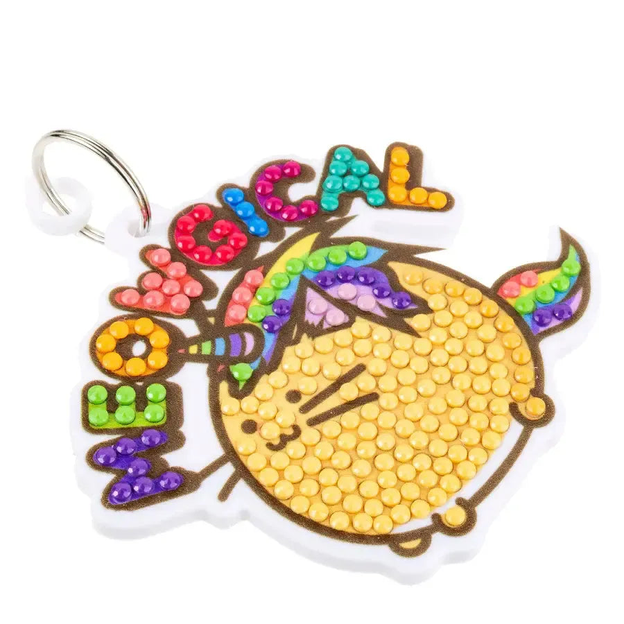 Meowgical Whisky Crystal Art Fuzz Balls Bag Charm Kit Craft Buddy