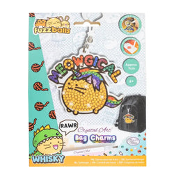 Meowgical Whisky Crystal Art Fuzz Balls Bag Charm Kit Craft Buddy