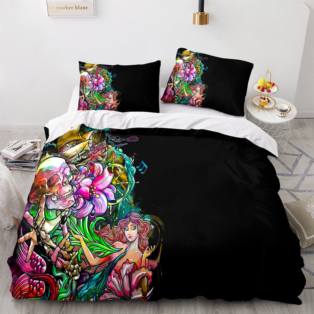 Mermaid Cosplay Bedding Set Kids Quilt Cover (Online Order Only)