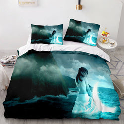 Mermaid Cosplay Bedding Set Kids Quilt Cover (Online Order Only)
