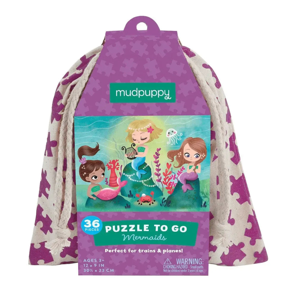 Mermaids 36 Piece Mini Jigsaw Puzzle Mudpuppy