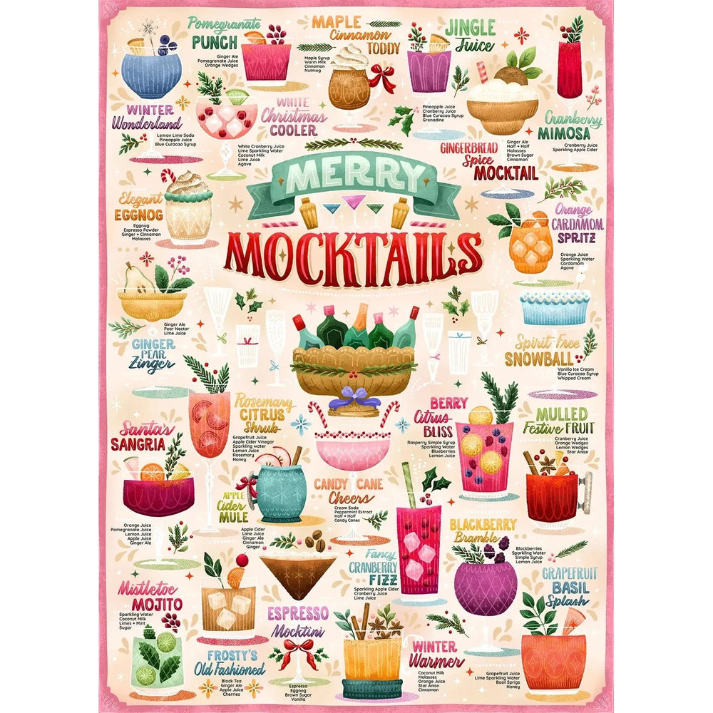 Merry Mocktails 1000 Piece Jigsaw Puzzle Cobble Hill (ONLINE ORDER ONLY)