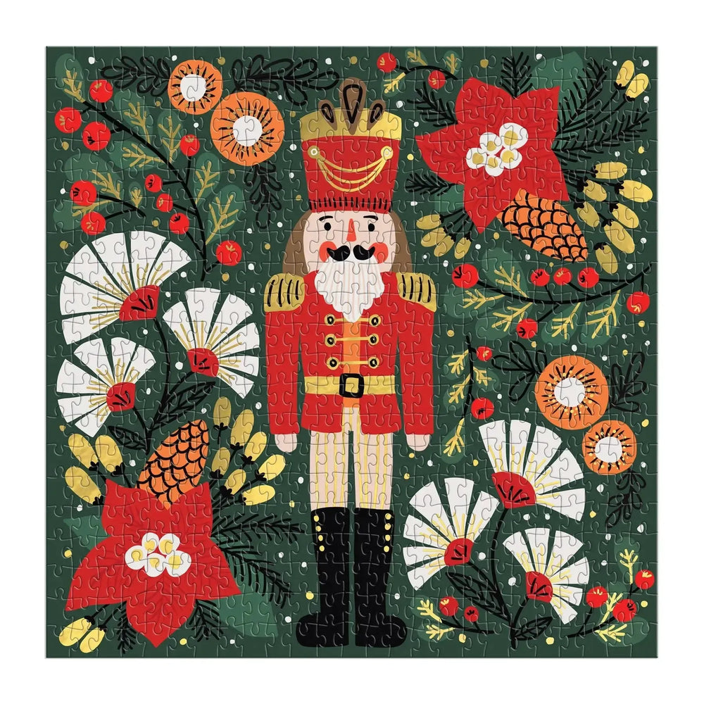 Merry Nutcracker 500 Piece Jigsaw Puzzle Galison (ONLINE ORDER ONLY)