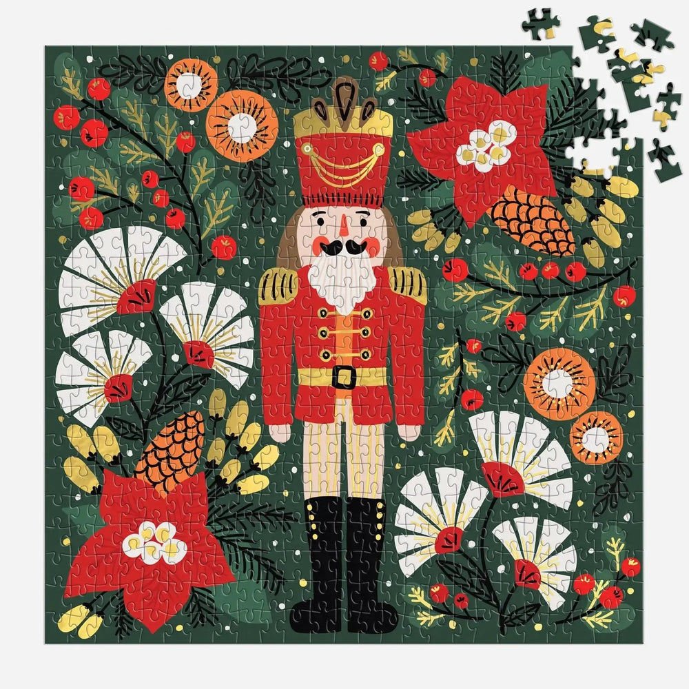 Merry Nutcracker 500 Piece Jigsaw Puzzle Galison (ONLINE ORDER ONLY)