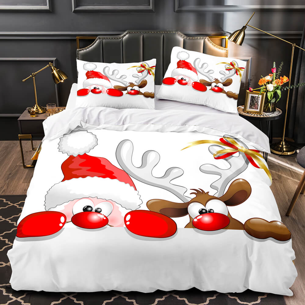 Merry Christmas Bedding Set Duvet Cover Without Filler (Online Order Only)