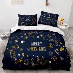 Merry Christmas Bedding Sets Kids Quilt Covers Room Decoration (Online Order Only)