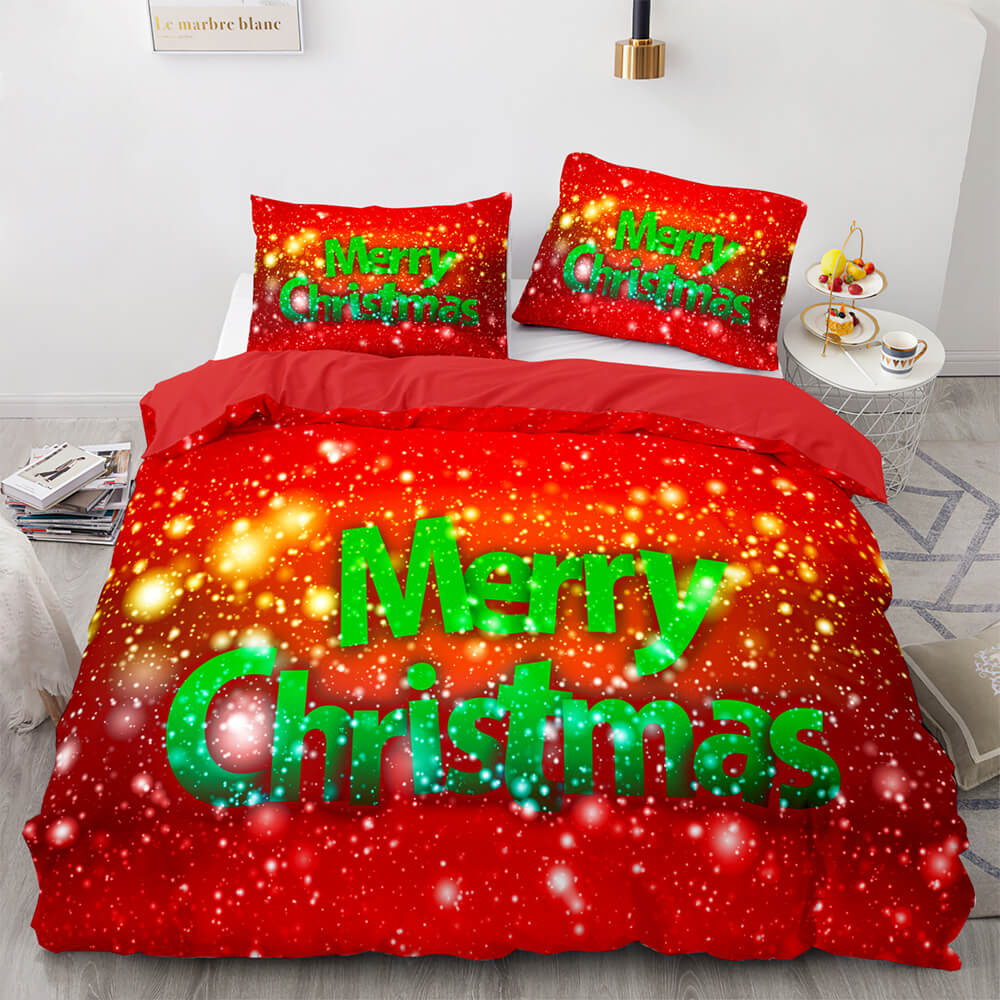Merry Christmas Bedding Sets Kids Quilt Covers Room Decoration (Online Order Only)
