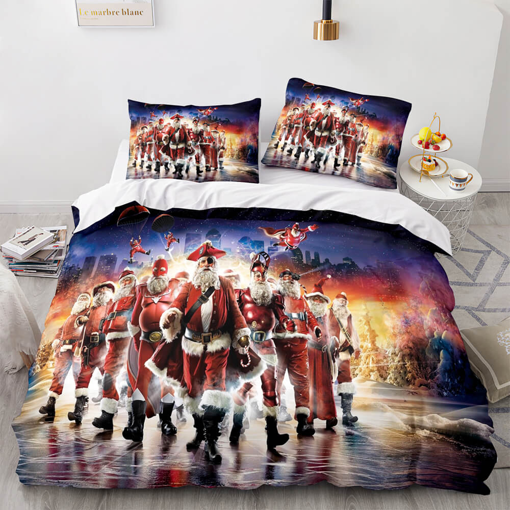 Merry Christmas Bedding Sets Quilt Covers Without Filler (Online Order Only)
