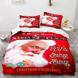 Merry Christmas Pattern Bedding Sets Quilt Cover Room Decoration (Online Order Only)
