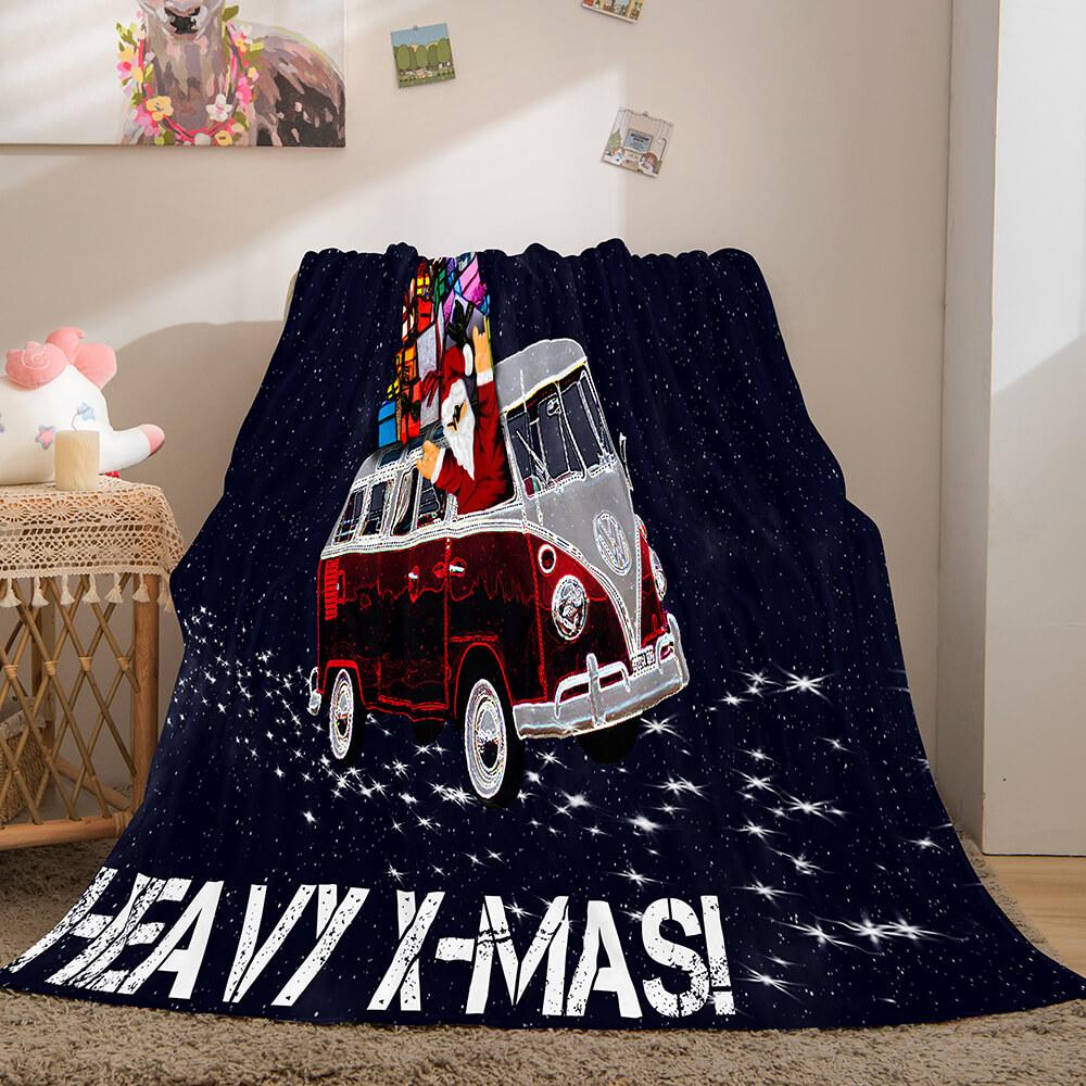 Merry Christmas Flannel Fleece Blanket (Online Order Only)