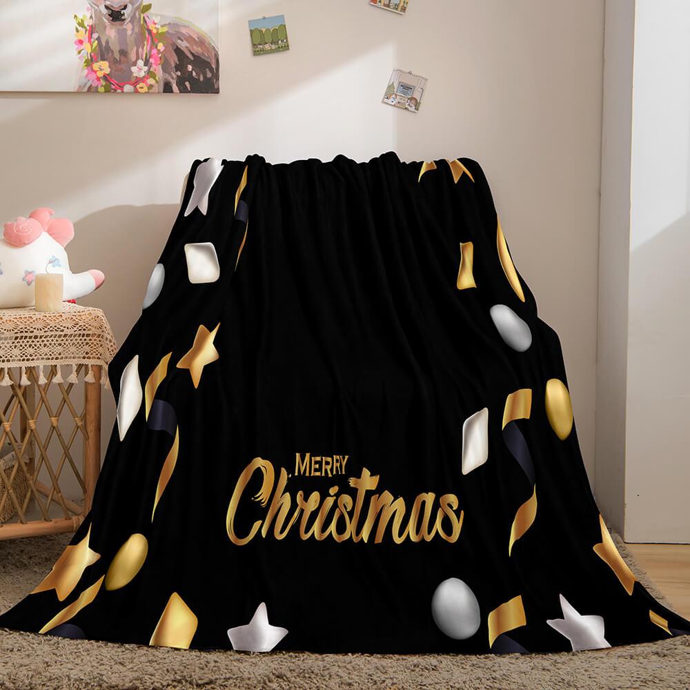Merry Christmas Flannel Fleece Blanket (Online Order Only)