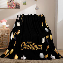 Merry Christmas Flannel Fleece Blanket (Online Order Only)