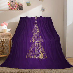 Merry Christmas Flannel Fleece Blanket (Online Order Only)