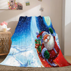 Merry Christmas Flannel Fleece Blanket (Online Order Only)