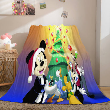 Merry Christmas Flannel Fleece Throw Cosplay Blanket (Online Order Only)